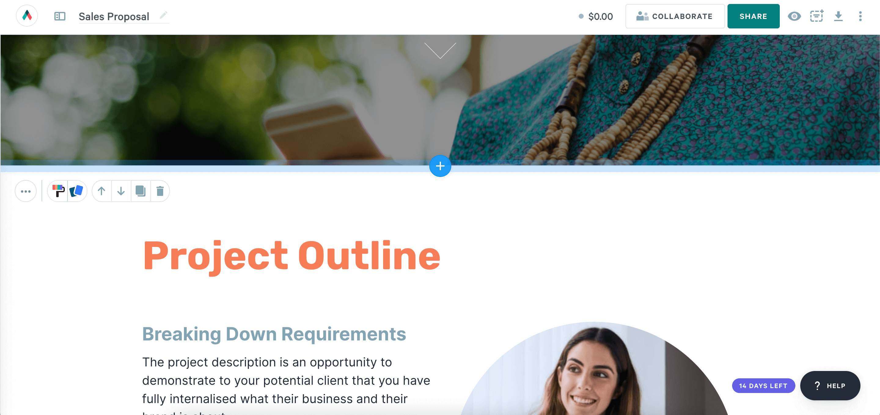 Qwilr is one of the best, easy-to-use proposal software for freelancers in 2023