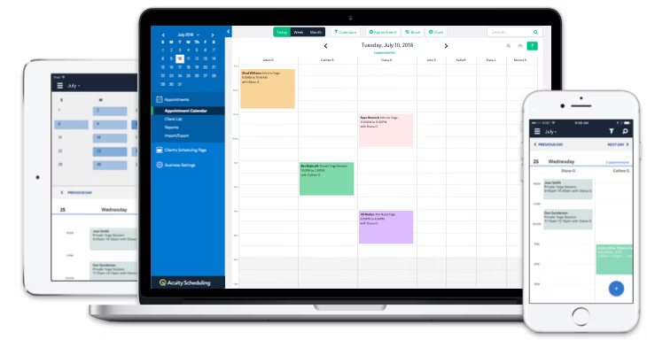Acuity Scheduling - sales productivity software